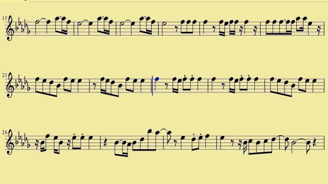 [ Bari Sax ] Counting Stars - One Republic