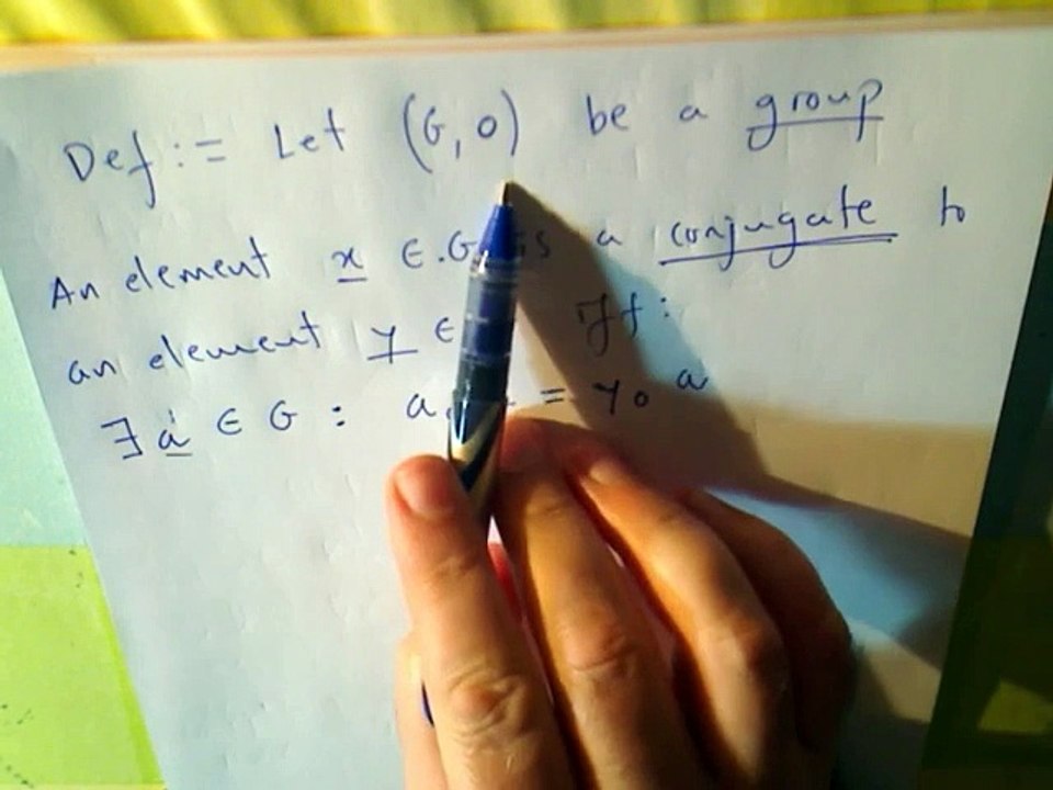 Conjugacy and Conjugacy Classes