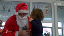 Tournée du Père Noël à l’école primaire de l'Idonnière