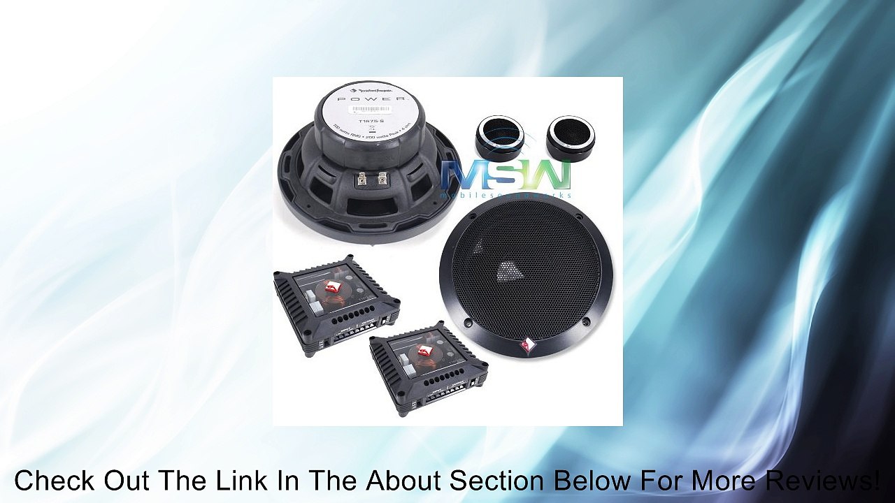 Rockford Fosgate Power T152 5.25" Power T1 2-way full range Speakers Review