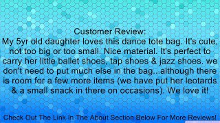 Girls Dance Tote Bag Ballet Slippers Review