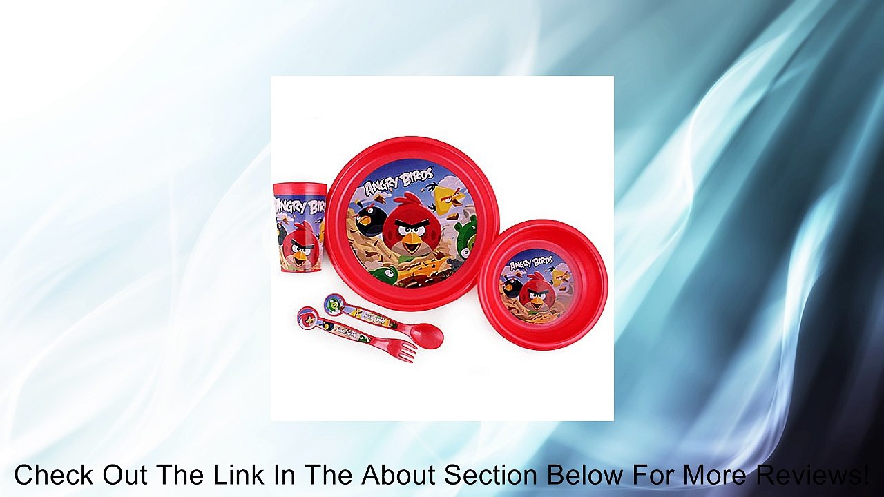 Angry Birds 5pc Feeding Set in Clamshell Card Review