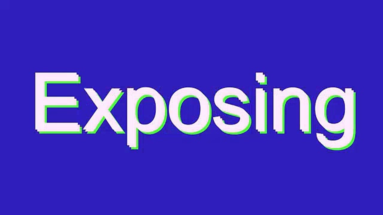 How to Pronounce Exposing