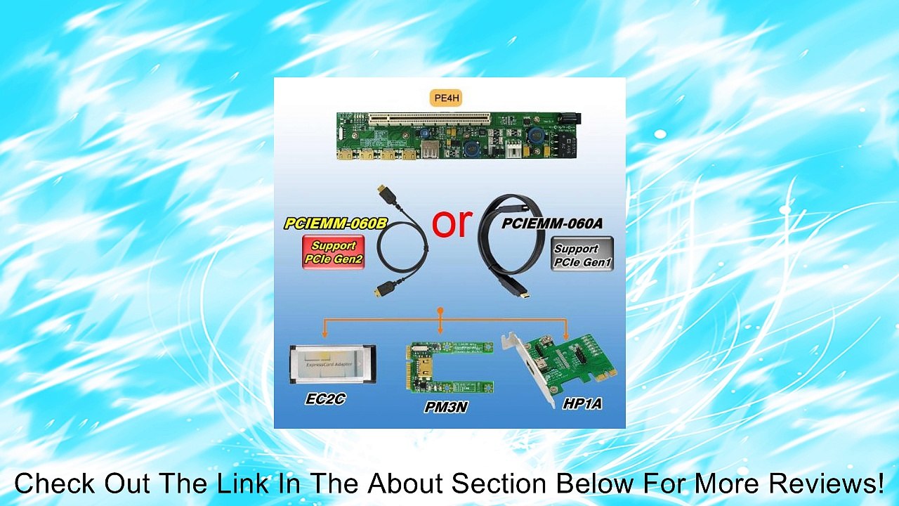 PE4H-EC2C (PCIe Passive adapter ver2.4 with EC2C ExpressCard) Review