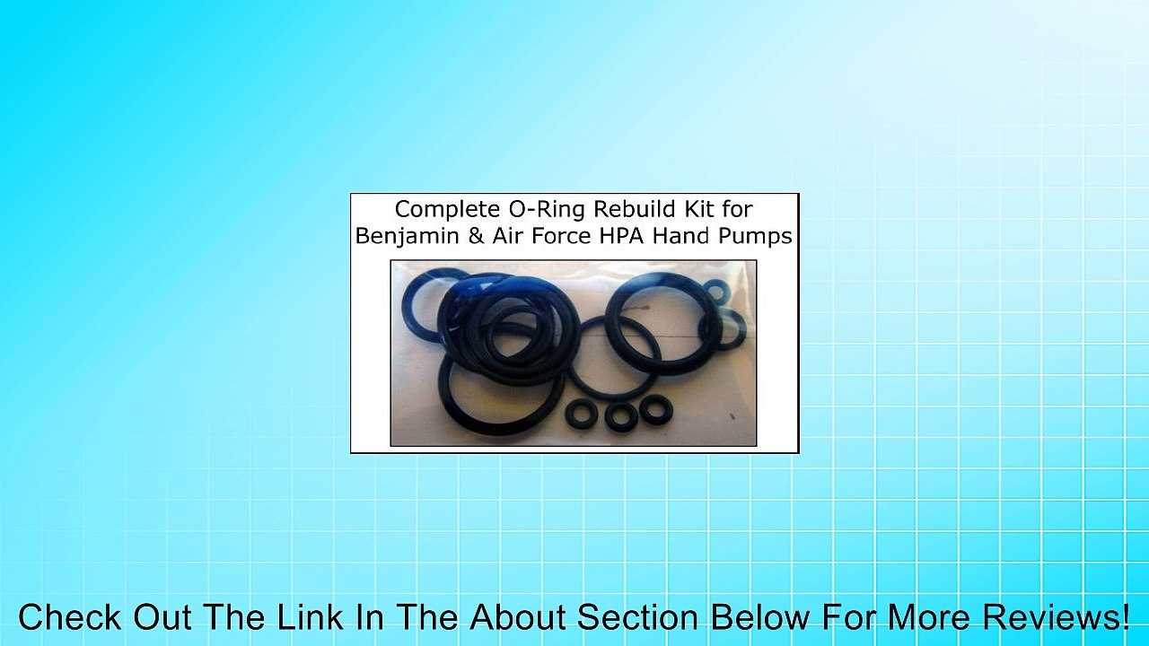 O-Ring Seal Kit for Benjamin & Air Force PCP Hand Pump (Genuine Rebuild Kit) Review