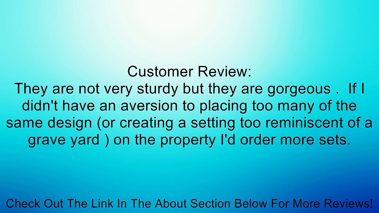 Ornate Cross Garden Stake (Set of 3) Review