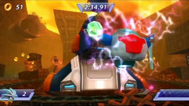 Sonic Rivals - Silver : Zone Death Yard BOSS