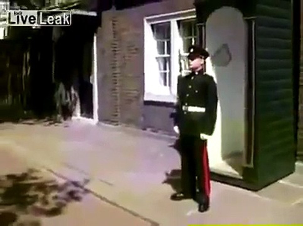 How to make a British guard laugh...