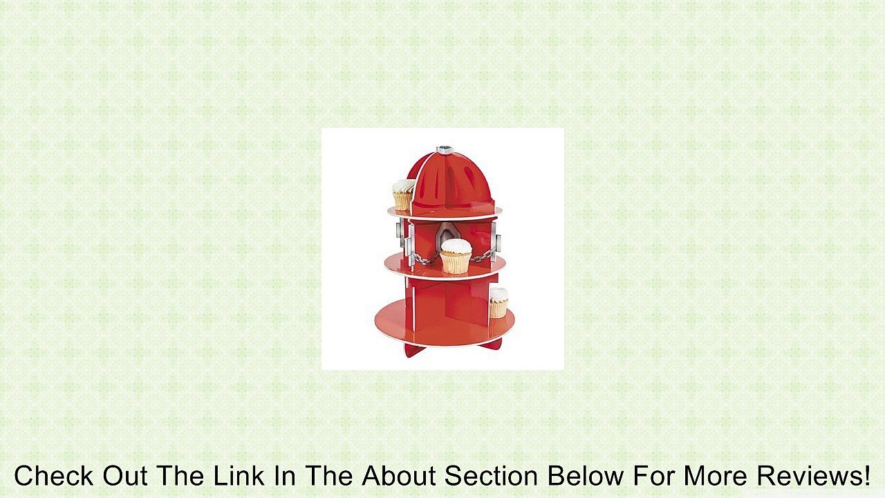 Fire Hydrant Cupcake Holder Stand Review
