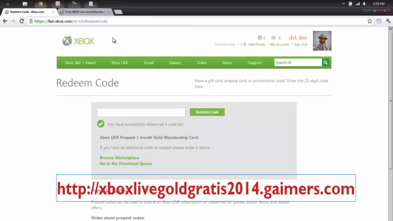 Codigos box live gold gratis 2014 - xbo live gold gratis