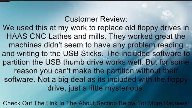 Generic SFR1M44-U USB Floppy Drive Emulator for Industrial Control Equipment Review