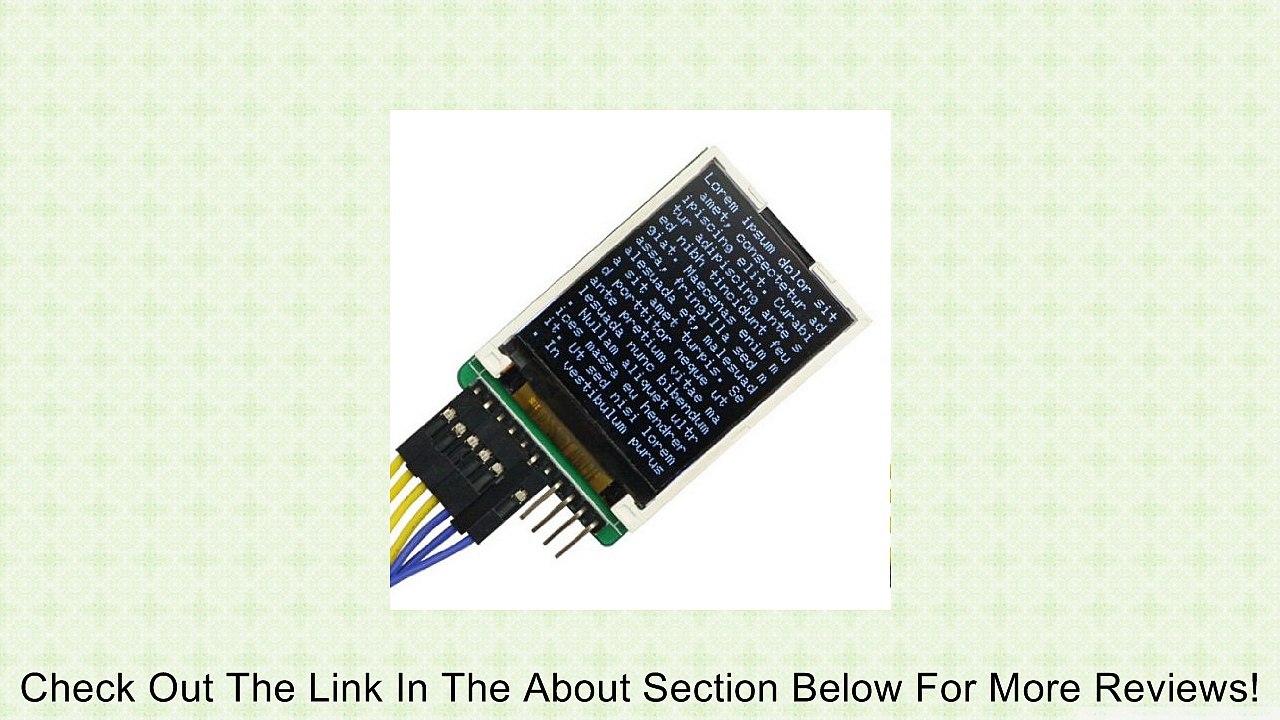 SainSmart 1.8" TFT Color LCD Display Module with SPI Interface & MicroSD for Arduino UNO MEGA R3 Review
