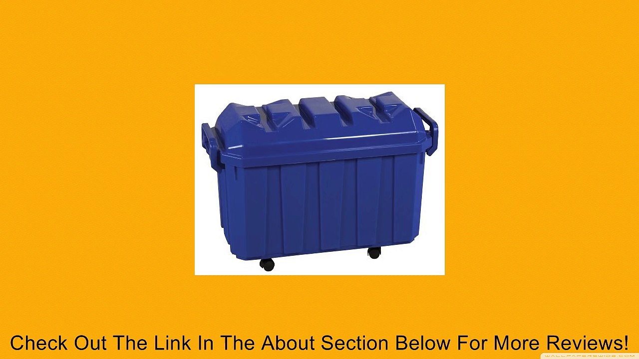 ECR4Kids 18-Gallon Stackable Storage Trunk, Blue Review