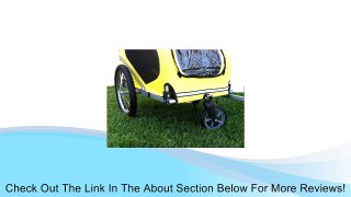 New Deluxe 2 in 1 Bicycle Pet Dog Trailer/Carrier / Stroller Review