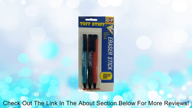 Sanford Tuff Stuff Eraser Stick 1 Pack of 3 Review