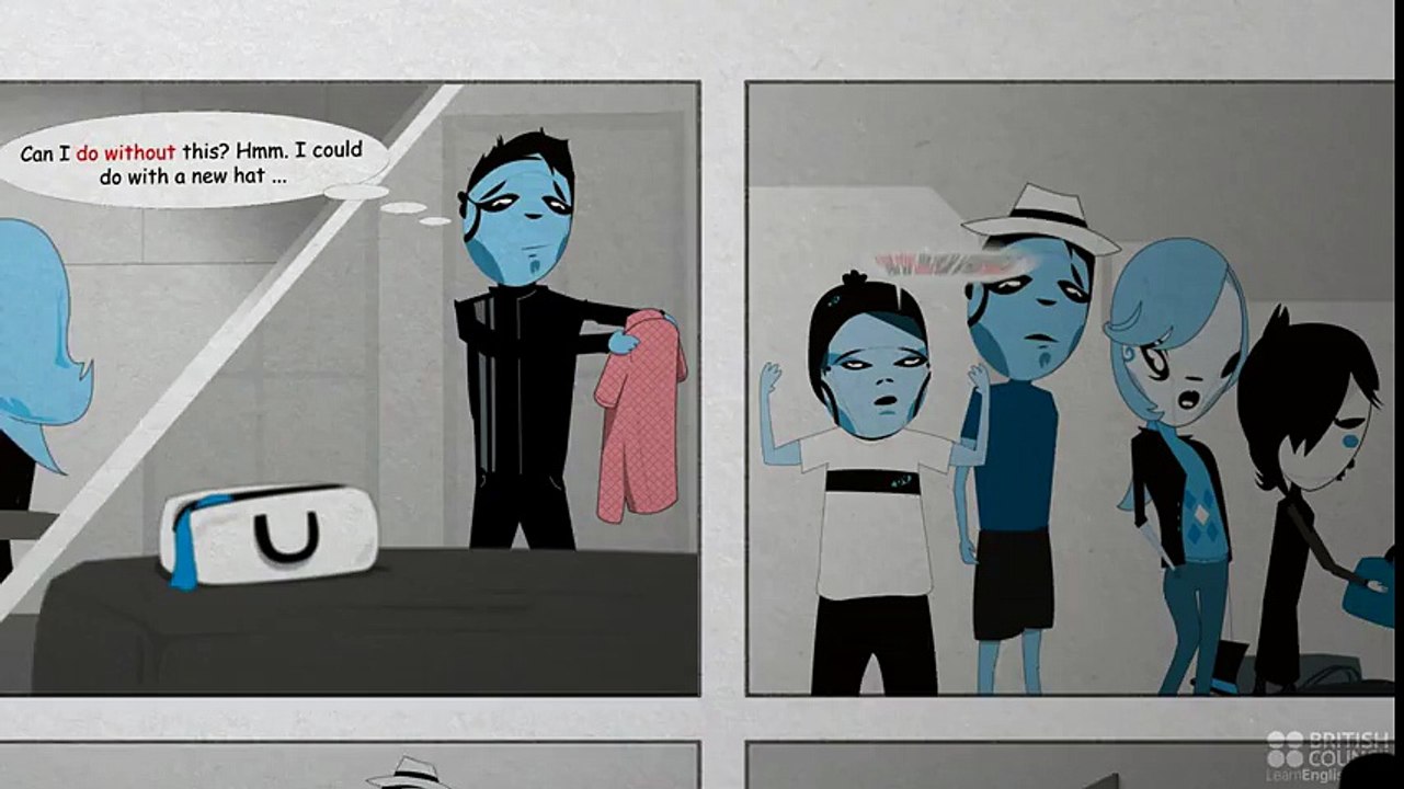 phrasal verbs grammar video of British Council