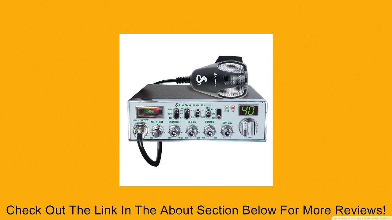 Cobra Cb Radio W/Swr 40ch Illum Display Review