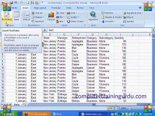 MS Excel 2007 - Tutorial - Part 4