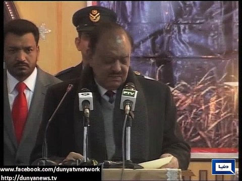 Terrorists Have no Religon says President Mamnoon Hussain.