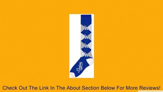 Los Angeles Dodgers Women's Knee High Argyle Socks Review