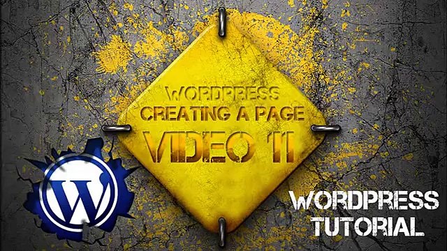 How to Create Pages in WordPress Tutorial 2014 - Admin Area