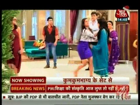 Kumkum Bhagya - 25th December 2014 Aa Gaya Thappad Ka Toofan apnicommunity.com