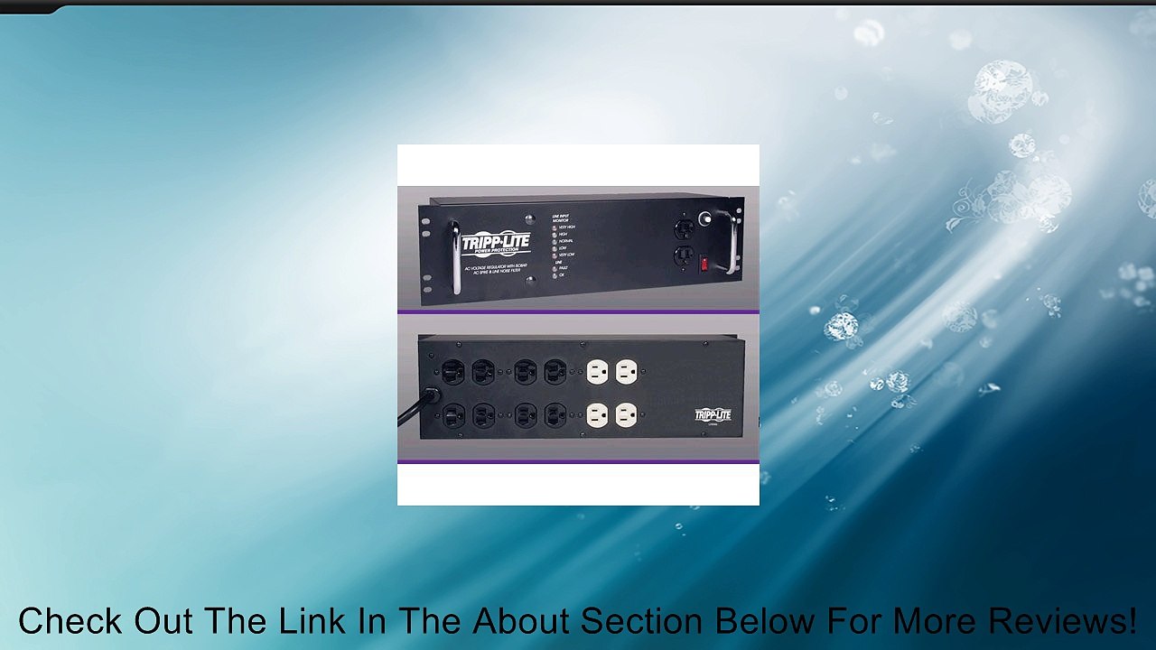 TRIPP LITE LCR 2400 Line Conditioner,2400W,AVR,14 Outlet,3U Review