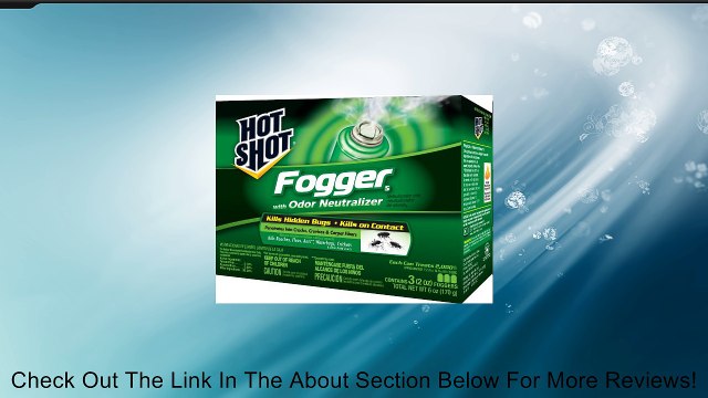 Hot Shot Indoor Insect Fogger, 3 Count (Discontinued by Manufacturer) Review