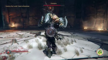 Lords of the Fallen defeat boss Champion