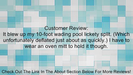 Xcsource Smart Air Beds A/C Electrical Air Bed Pump (110-125v 60Hz, Black) TS010 Review