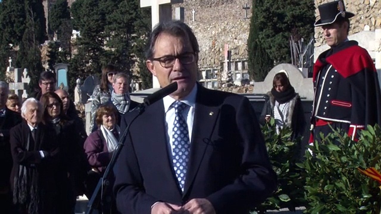 Discurs d'Artur Mas en l'ofrena a Francesc Macià