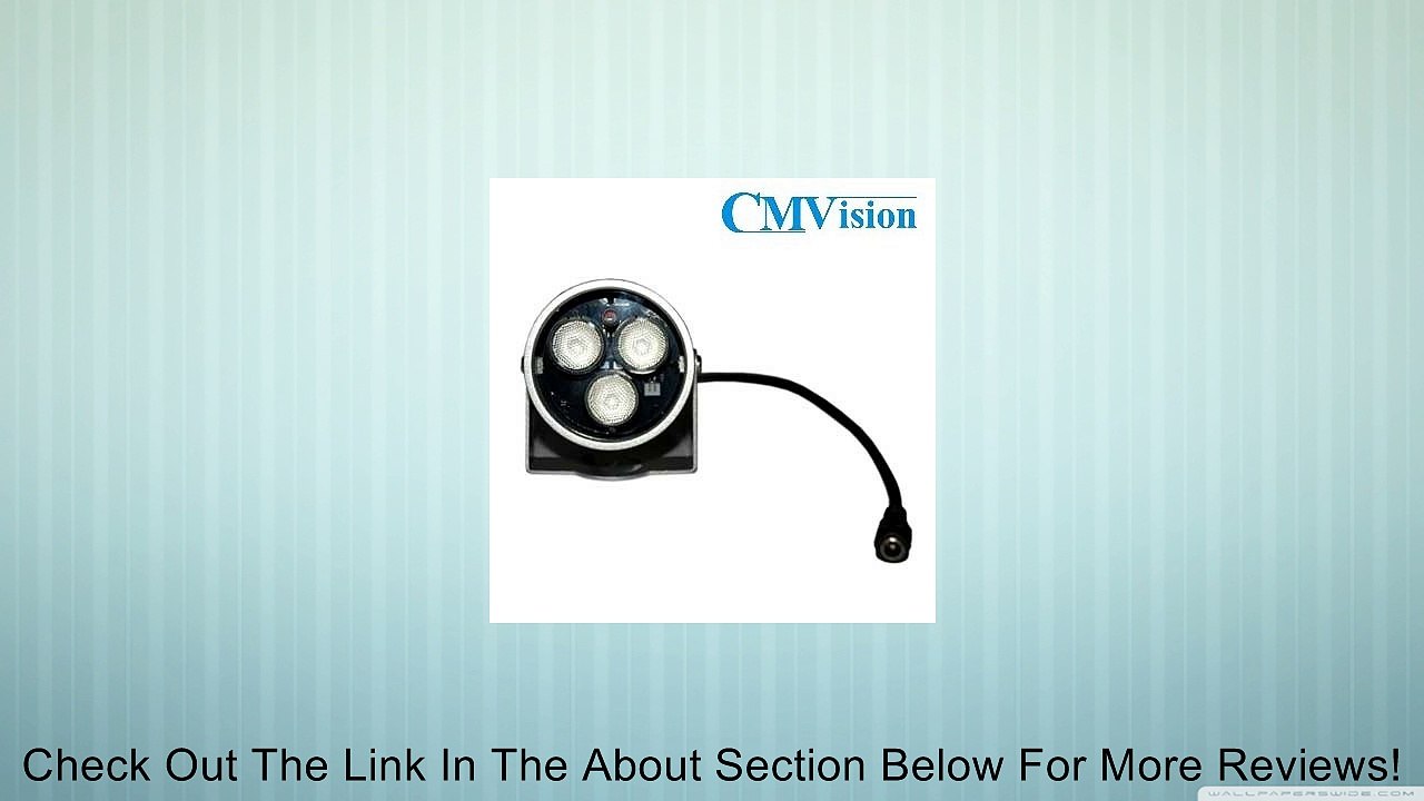 CMVision IR3 WideAngle 60-80 Degree 3pc Power LED IR Array Illuminator Review