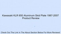 Kawasaki KLR 650 Aluminum Skid Plate 1987-2007 Review