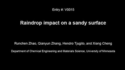 Yağmur damlası suya düştüğünde nasıl gözükür