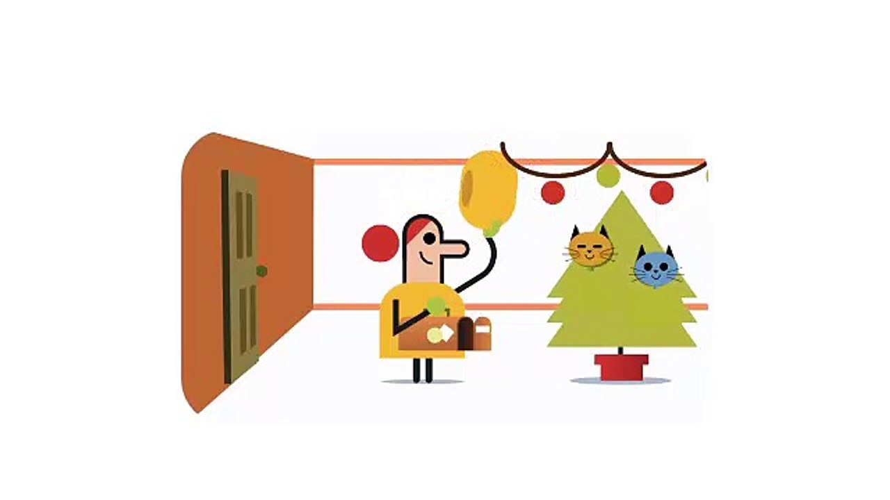 'Tis the season!: Google animated Doodle