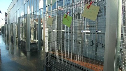 Angoulême: des grillages posés sur des bancs pour décourager les SDF