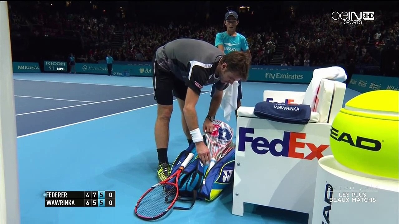 Federer vs Wawrinka demi finale Masters Cup Londres 2014