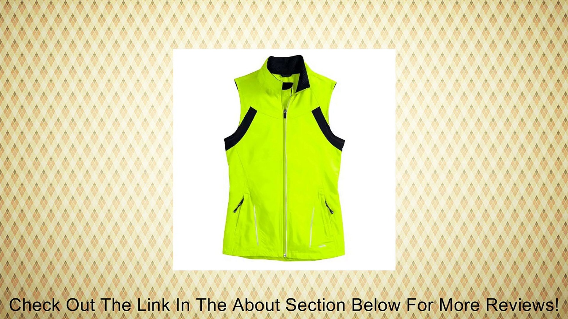 brooks vest womens yellow