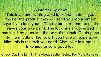 Kryptonite Keeper 785 Integrated Chain 720018-000853 Review