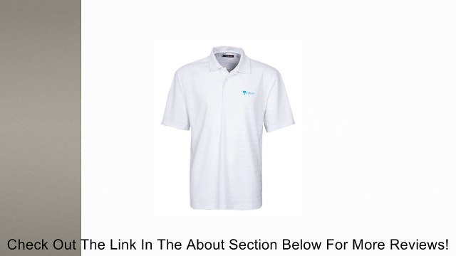 NCAA Men's Citadel Bulldogs Short Sleeve Solid Texture Stripe Polo (White, Large) Review