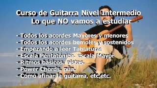 Contenidos que NO vamos a Estudiar en Guitarsimple Nivel Intermedio