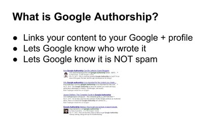 Google Authorship Tutorial - markup for wordpress and general sites