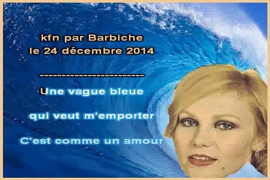 Une vague bleue - Michèle Torr - Karaoké par Barbiche