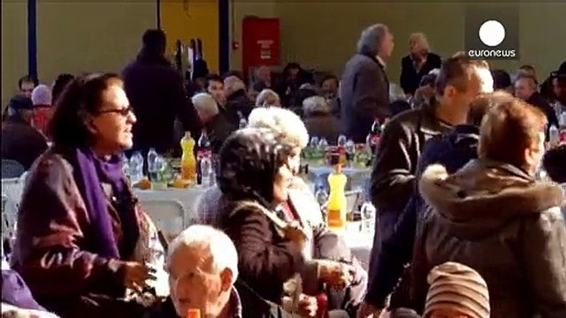 Греція: різдвяний обід для малозабезпечених