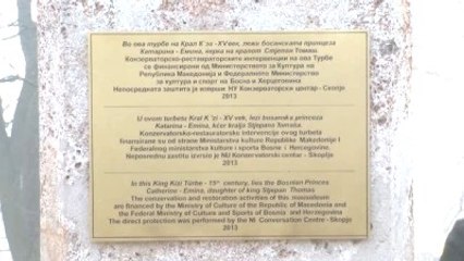 Makedonya'da Kral Kızı Türbesi Açıldı