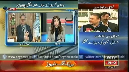 Hassan Nisar in Ab Tak  - 25th December 2014 On ARY News - PakTvfunMaza