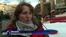 Paris: Noël sur les pistes du stade Charléty