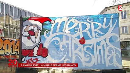 Des grilles anti-SDF autour de bancs  à Angoulême :  la mairie assume malgré la polémique