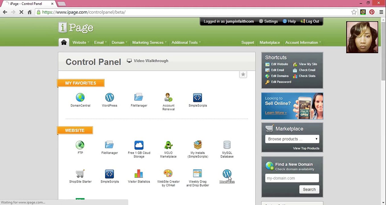 Step 3 How to Install WordPress with iPage Hosting by Valene Ashia
