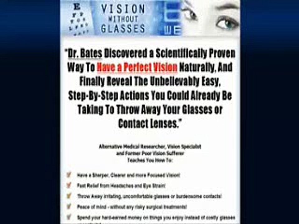 Vision Without Glasses FREE Download